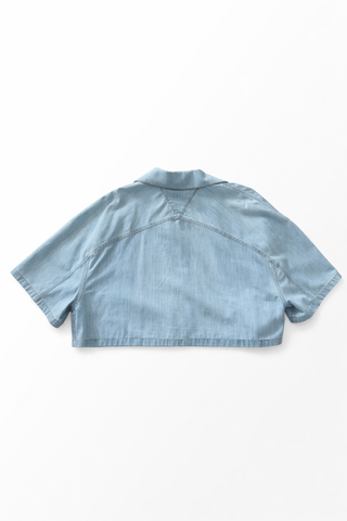 Bottega Veneta Denim Cropped Shirt