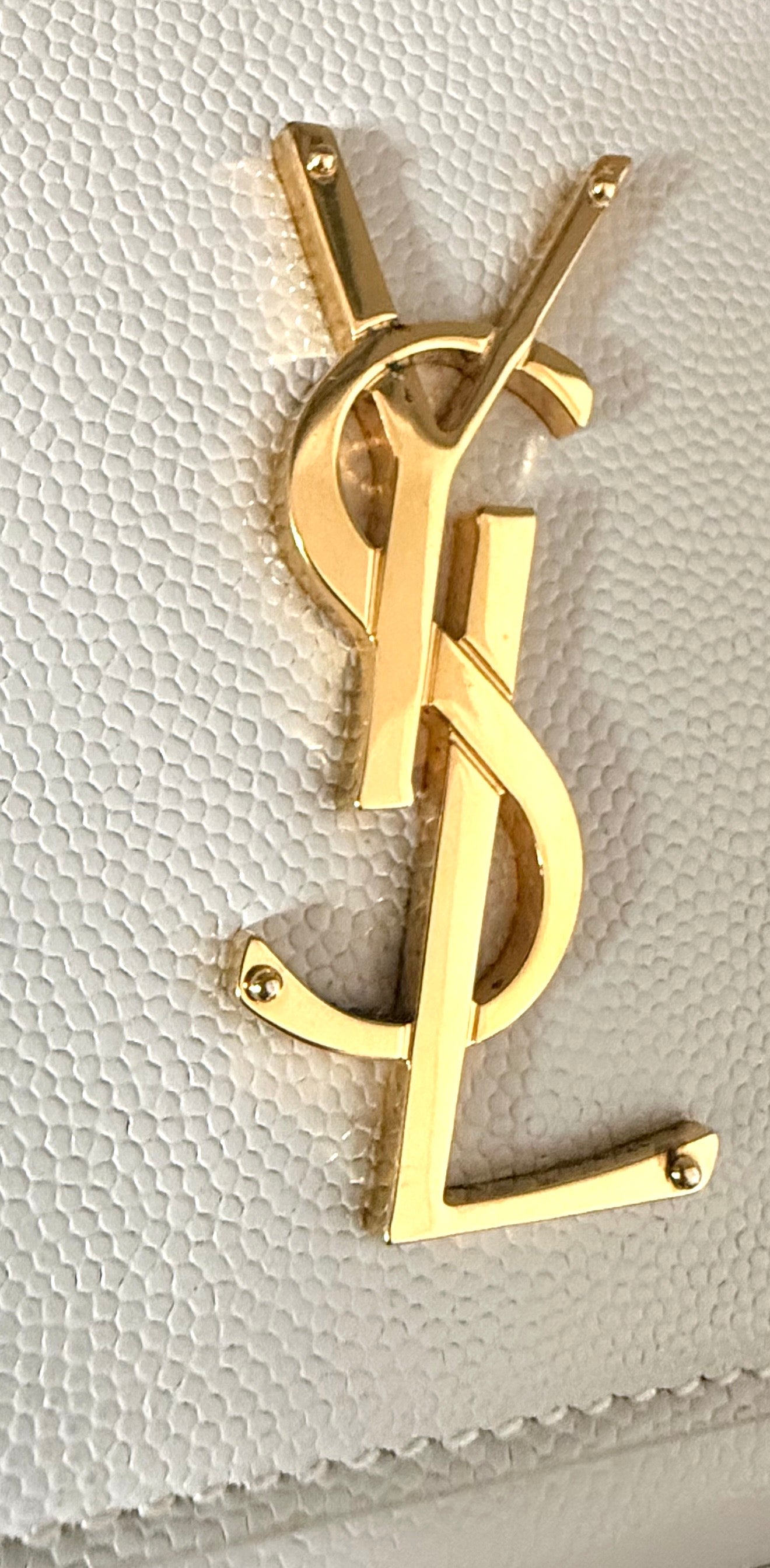 YSL Cream Belt Bag