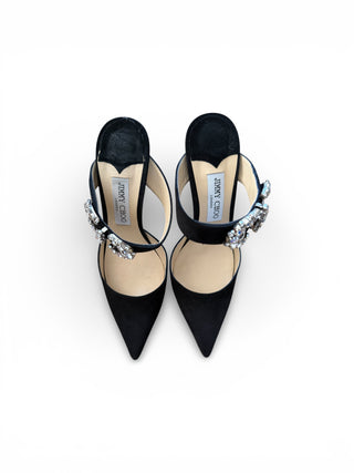 Jimmy Choo Crystal Buckle Heels