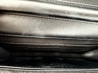 Chanel Black Caviar Boy Wallet On Chain w Gold Hardware