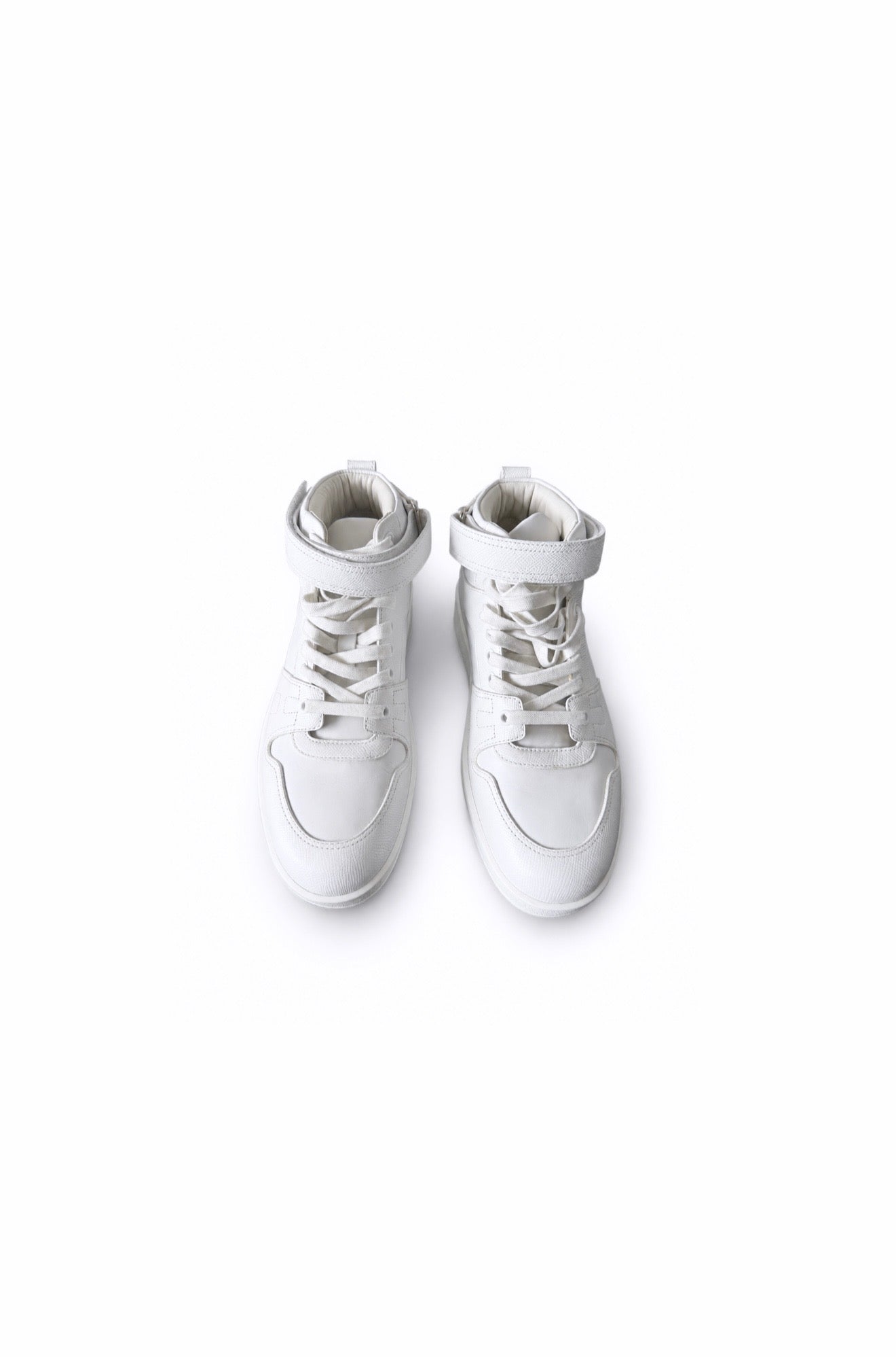 White Leather Freestyle Sneakers