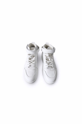 White Leather Freestyle Sneakers
