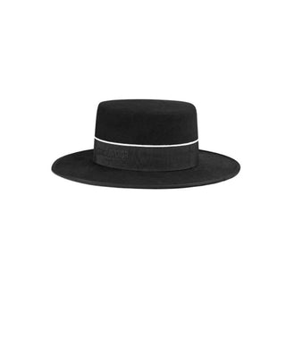Christian Dior Black Rodeo Felt Hat