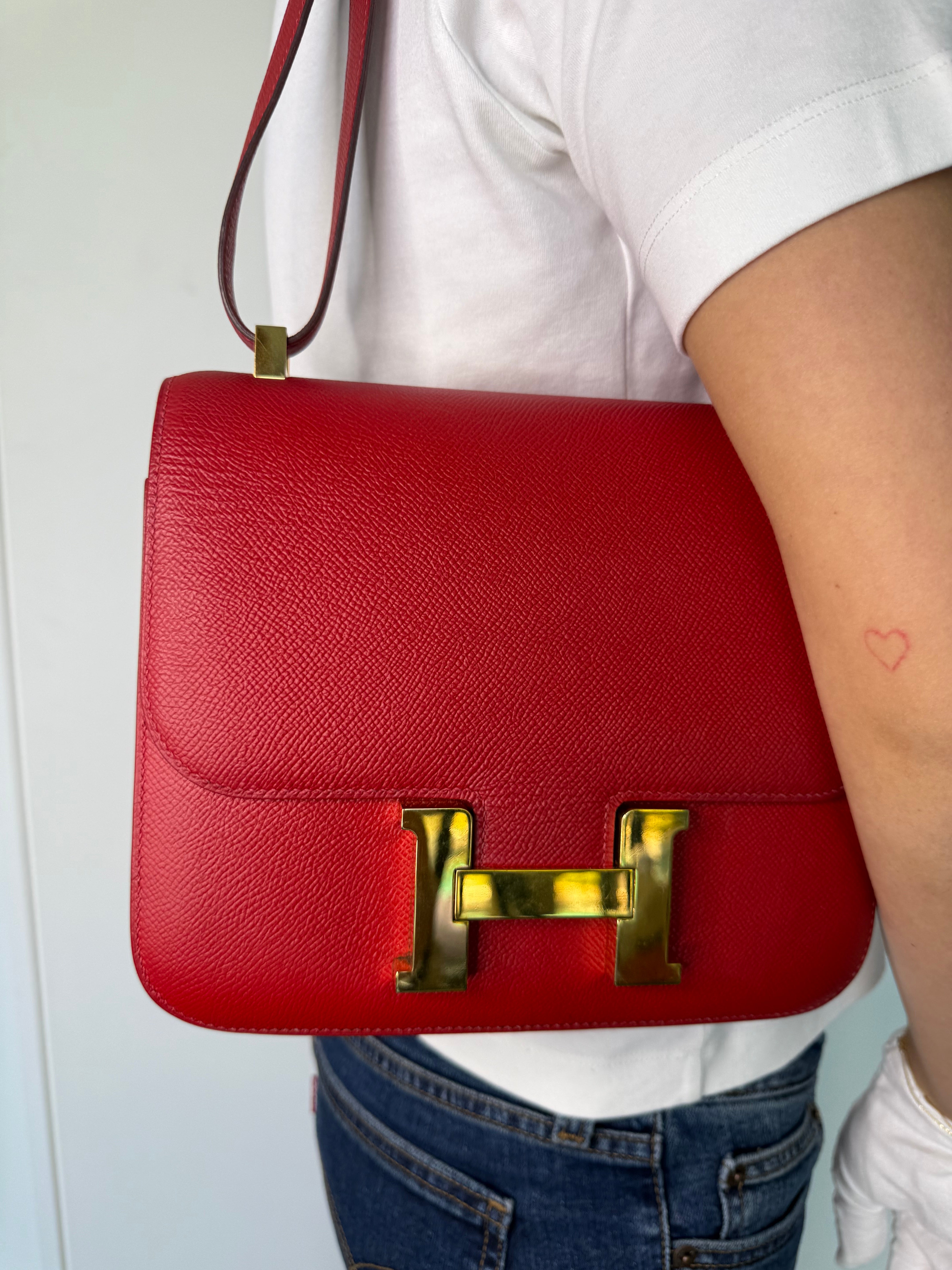 Rouge Casaque Constance 24 w Gold Hardware Very Good Condition