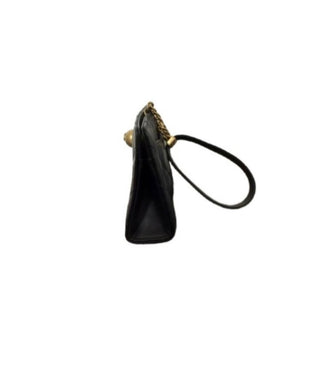 Chanel Black Lambskin Clutch