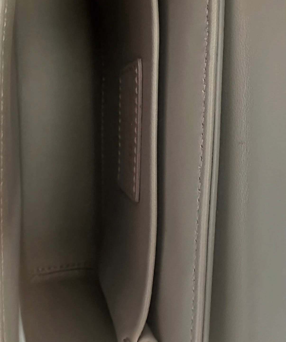 Blue/Grey Calfskin Shoulder Bag CHRISTIAN DIOR